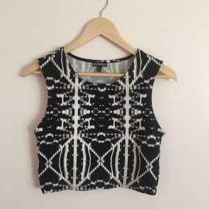 🛑 SALE🛑 Express Tribal Print Crop Top